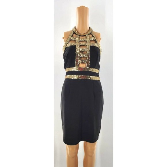 Miss Avenue Dresses & Skirts - Miss Avenue Halter Party Dress- Black- Medium(Size 6-8)
